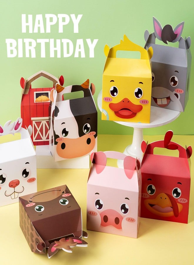 DMIGHT Farm Animals Birthday Party Favors Set 82 PCS Barnyard Animal Masks Sticker Keychains Straw Slap wristbands Rubber Pigs Gift for Kids Birthday Party Baby Shower Goodie Bag Filles Supplies - Image 4